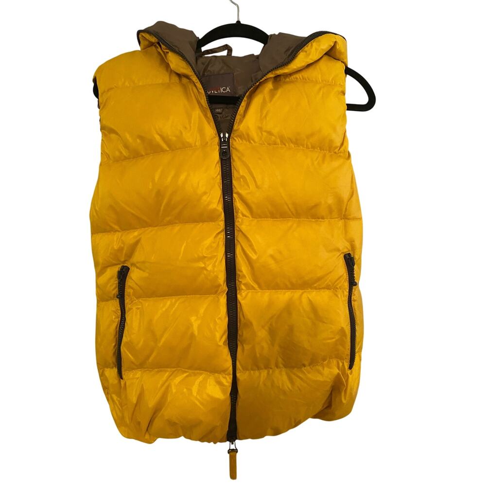 Duvetica Yellow Puffer Vest Size 46